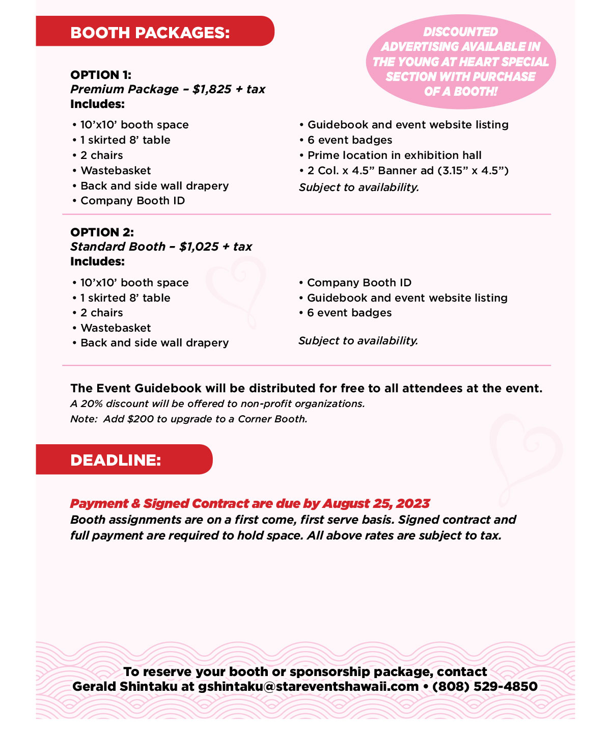Booth Packages